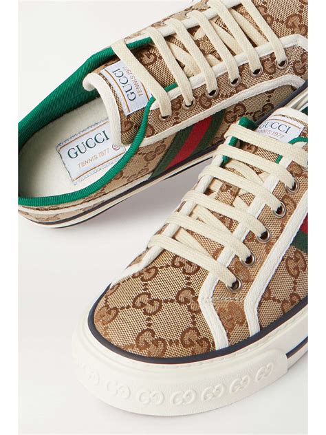 gucci sneakers old look|Gucci 1977 women sneakers.